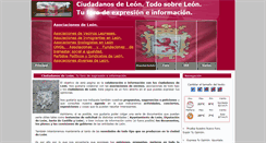 Desktop Screenshot of ciudadanosleon.com