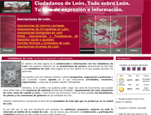 Tablet Screenshot of ciudadanosleon.com